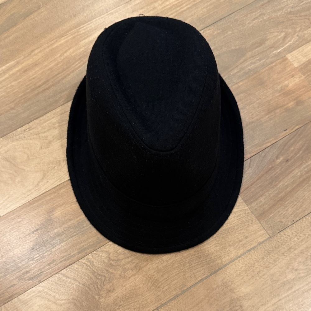 balera Black Felt Fedora Hat for Kids Dance Costume
